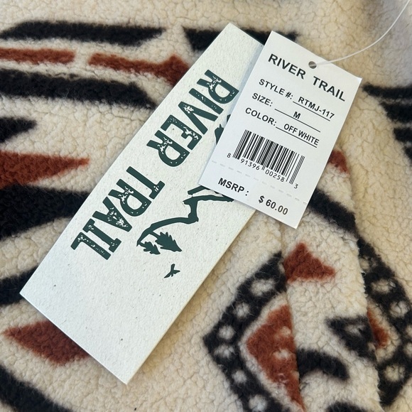 NWT River Trail Sherpa Full Zip Sweater With Kangaroo Pocket - Picture 7 of 7